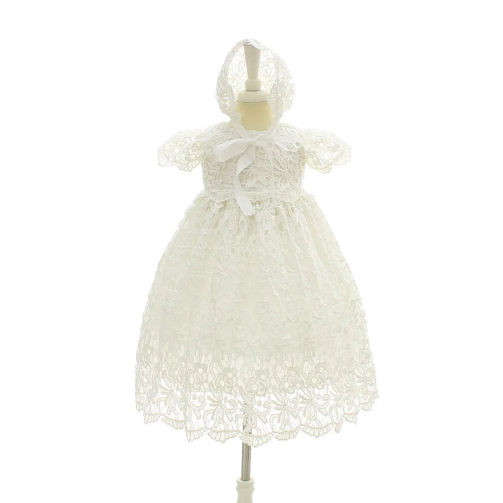 New 1 Year Birthday Baby Girl Dresses For Infant Princess Lace Christening Gown Newborn Toddler Bebes Clothes