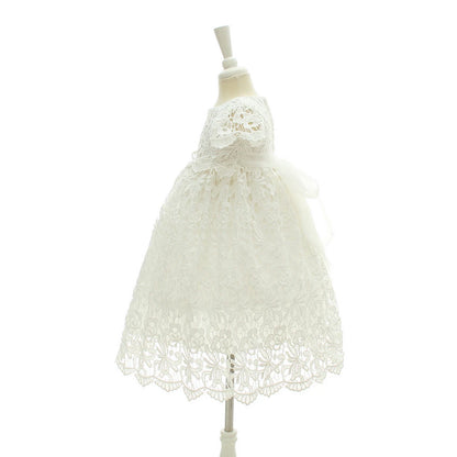 New 1 Year Birthday Baby Girl Dresses For Infant Princess Lace Christening Gown Newborn Toddler Bebes Clothes