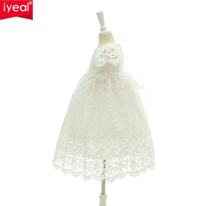 New 1 Year Birthday Baby Girl Dresses For Infant Princess Lace Christening Gown Newborn Toddler Bebes Clothes