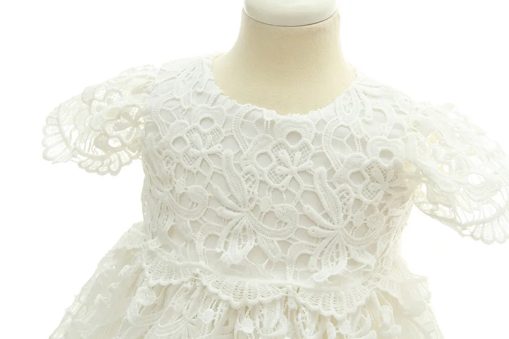 New 1 Year Birthday Baby Girl Dresses For Infant Princess Lace Christening Gown Newborn Toddler Bebes Clothes