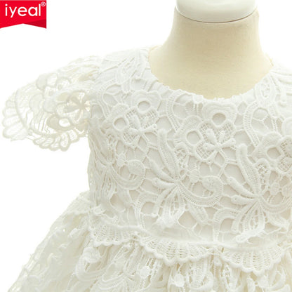 New 1 Year Birthday Baby Girl Dresses For Infant Princess Lace Christening Gown Newborn Toddler Bebes Clothes