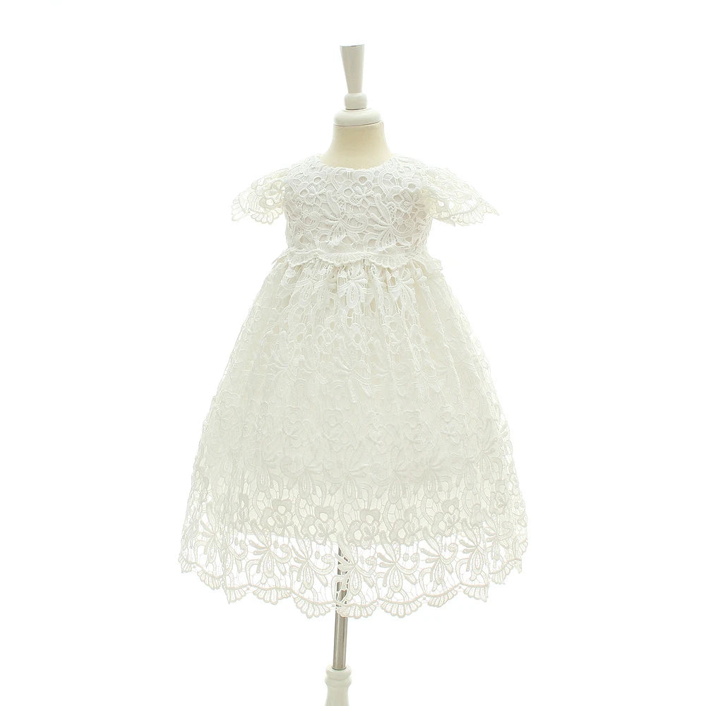 New 1 Year Birthday Baby Girl Dresses For Infant Princess Lace Christening Gown Newborn Toddler Bebes Clothes