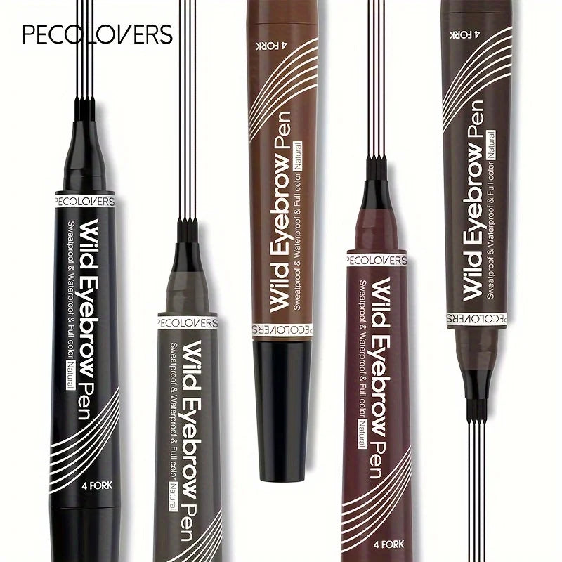 1pc Waterproof Eyebrow Pen with 4 Split Tip