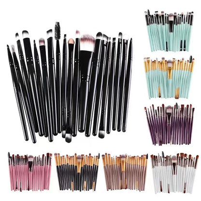 20pcs Complete eyeshadow Brushes: Perfect Beauty Tool