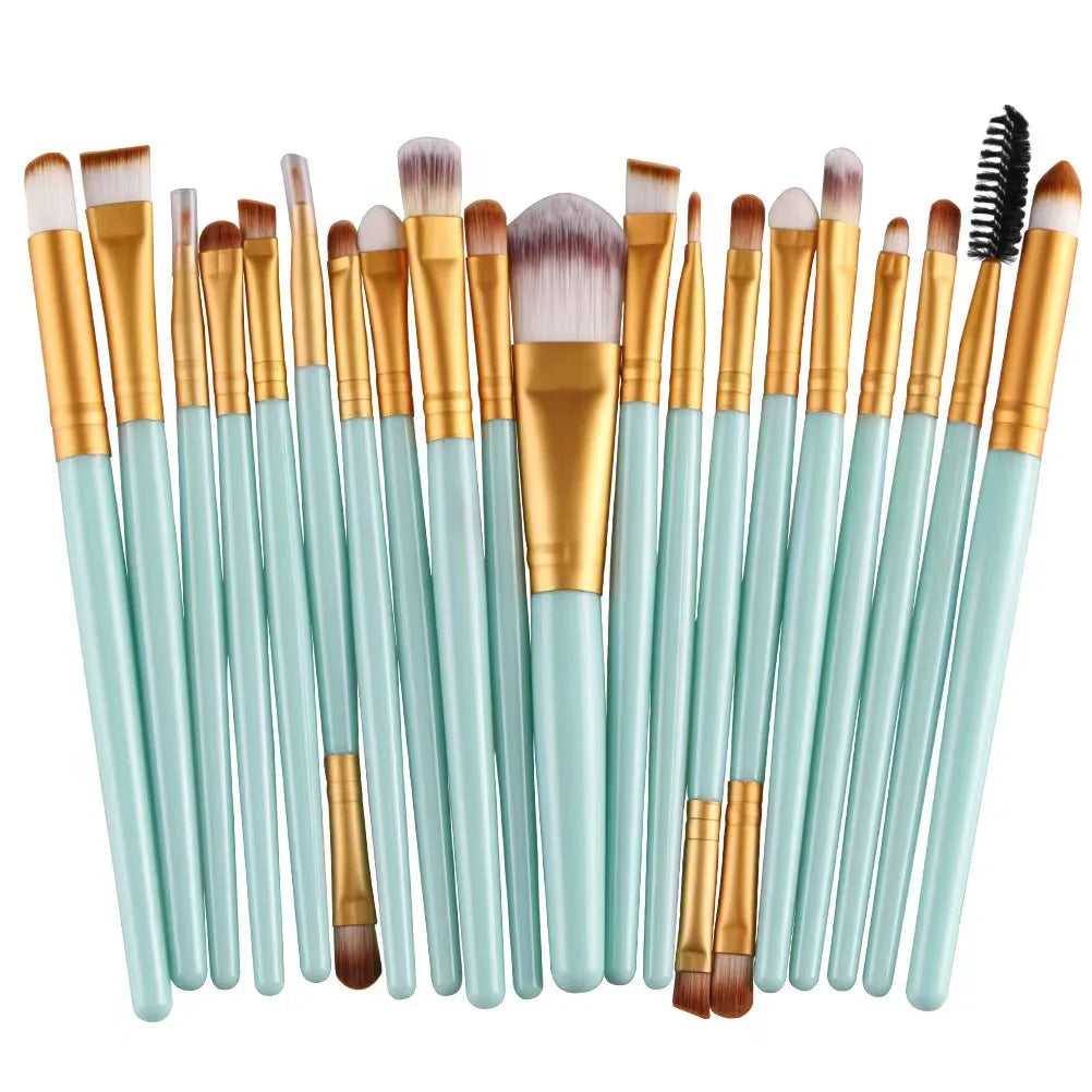 20pcs Complete eyeshadow Brushes: Perfect Beauty Tool