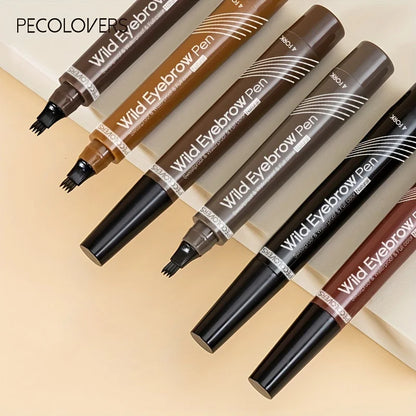 1pc Waterproof Eyebrow Pen with 4 Split Tip