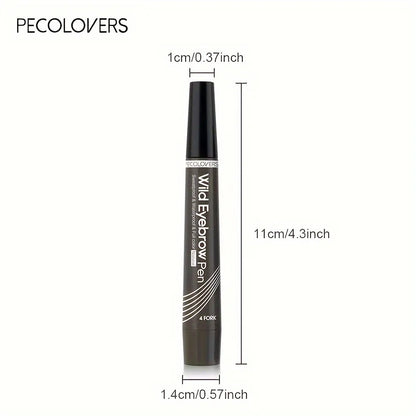 1pc Waterproof Eyebrow Pen with 4 Split Tip