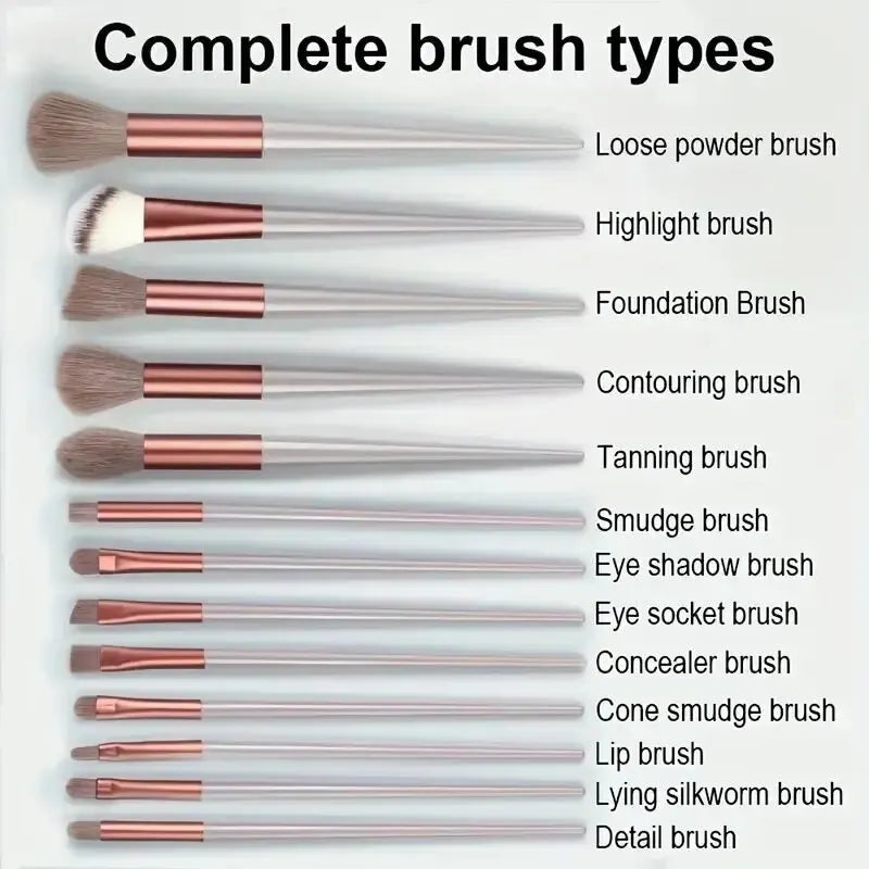 Soft Fluffy Professional Make Up Brush set for all your make up needs