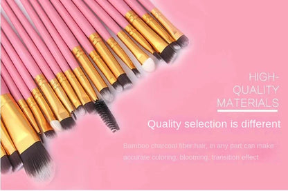 20pcs Complete eyeshadow Brushes: Perfect Beauty Tool