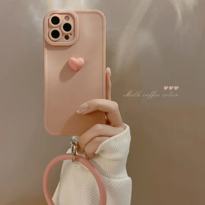 Silicone ring  Lanyard for Mobile Phone  Wrist Strap Car Keychain Cute Phone