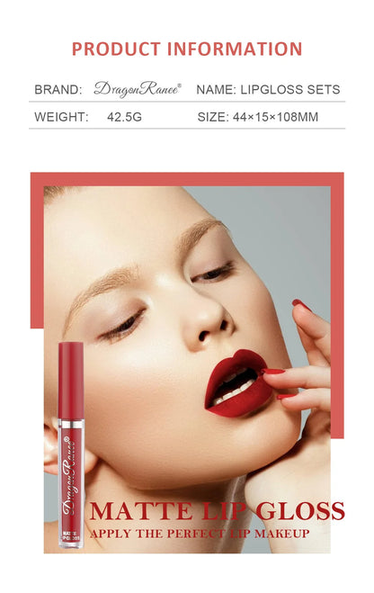 3 PCS Korean waterproof long lasting Liquid Lipsticks Set for Long Lasting Make Up For Women